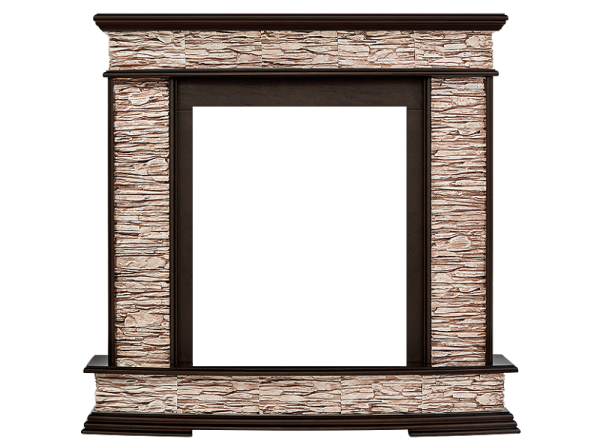 Портал Firelight Scala Classic сланец скалистый бурый/темный дуб