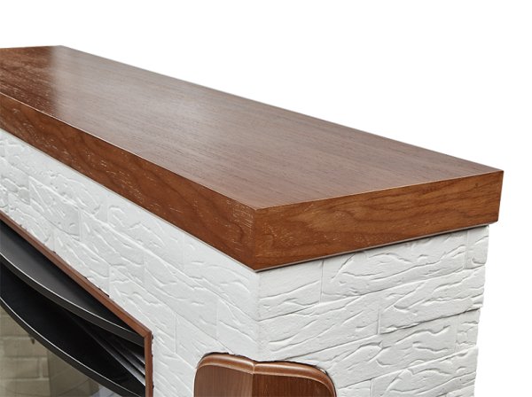 Портал Firelight Prestigio 30 камень белый/дуб