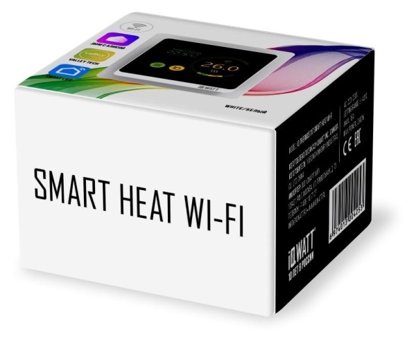 Терморегулятор IQWATT IQ Thermostat Smart Heat Wi-Fi А (белый)