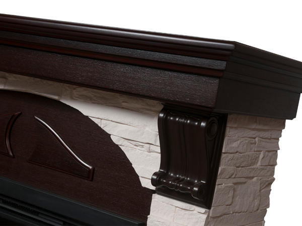 Портал Firelight Torre 25S белый/темный дуб