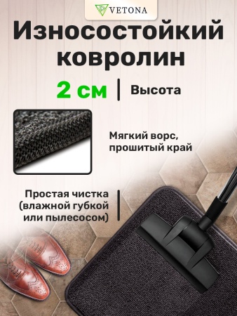 Греющий коврик VETONA 60x60 серый