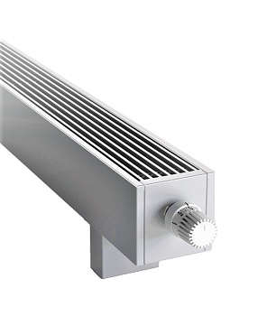 Конвектор Varmann MiniKon MKFO Комфорт 185.130.1200 RAL9016 (напольный)