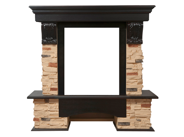 Портал Firelight Pietra Classic сланец натуральный/венге