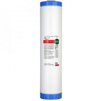Картридж сорбционный Prio Новая вода К 253 с шунгитом (НВ-ККУ-ГШ-20В)