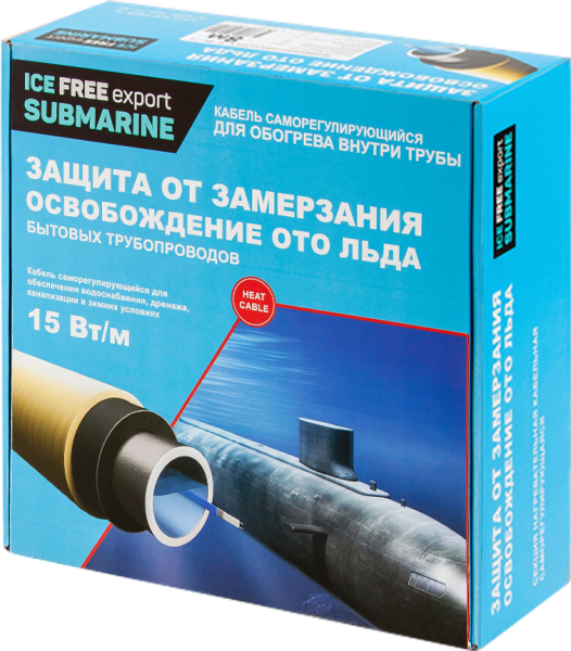 Нагревательная секция Ice Free S-15-005-1,5 (75 Вт) в трубу