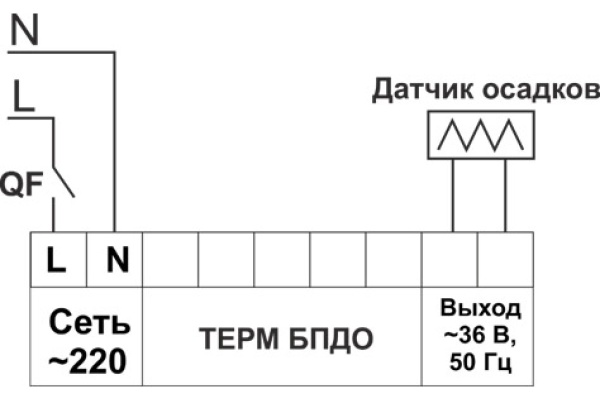 Блок питания для датчика осадков БПДО AURA TЕРМ