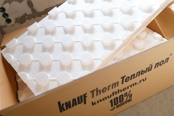 Пенополистирольная плита Knauf Therm Теплый пол, 7,2 кв.м