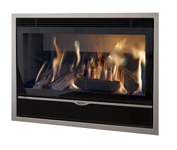 Газовый камин KARMA ELEGANCE 67 Exclusive Medium line 30 silver