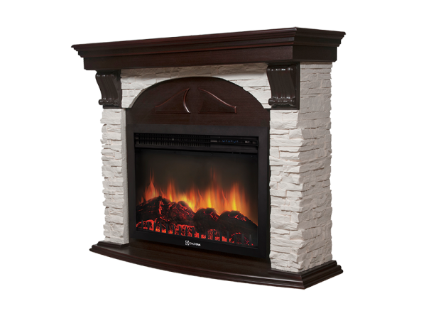 Портал Firelight Torre 25S белый/темный дуб