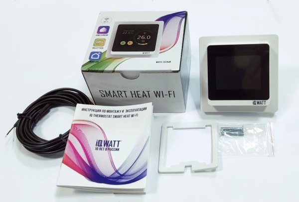Терморегулятор IQWATT IQ Thermostat Smart Heat Wi-Fi А (белый)