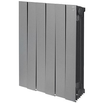 Радиатор биметаллический Royal Thermo Piano Forte Silver Satin 500-6