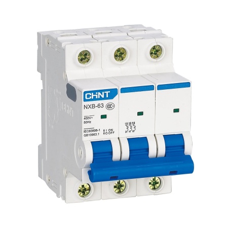 Автоматический выключатель Chint NXB-63S 3P 16А 4,5кА х-ка C (R)