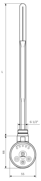 Терморегулятор TERMA MEG 1.0+АСП 300W черный