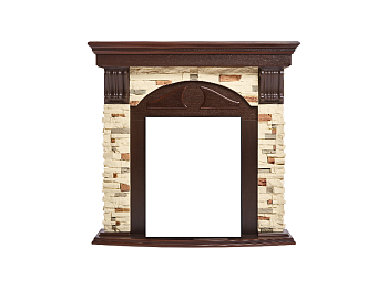 Портал Firelight Torre Classic сланец натуральный/темный дуб