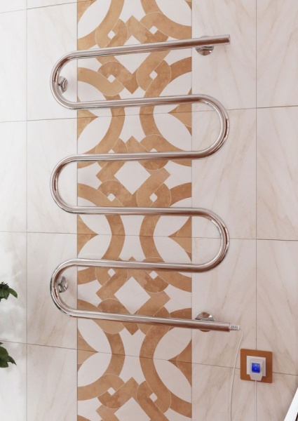 Полотенцесушитель электрический Terminus 25 Ш-обр 500x800