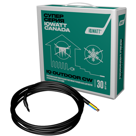 Секция резистивная кабельная IQWATT IQ OUTDOOR CW-10m