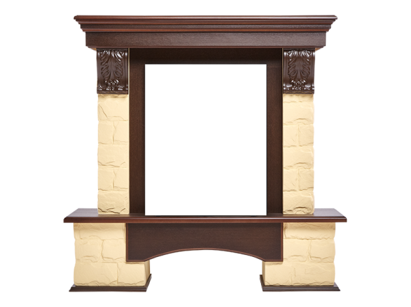 Портал Firelight Forte Classic бежевый/темный дуб