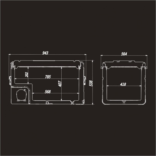 Автохолодильник Meyvel AF-H120DD