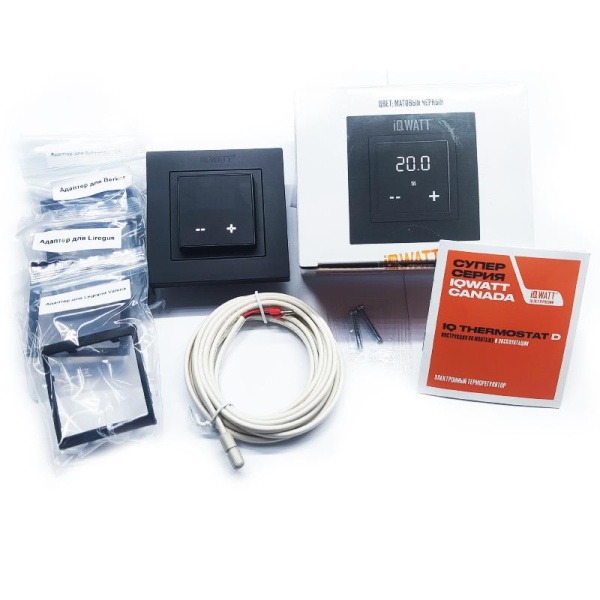 Терморегулятор IQWATT IQ Thermostat D (черный)