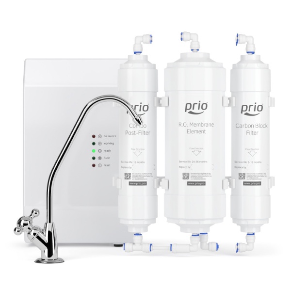 Прямоточная сплит-система обратного осмоса Prio Новая вода Econic Osmos Stream OD 360